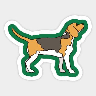 Beagle Pocket Tee Sticker